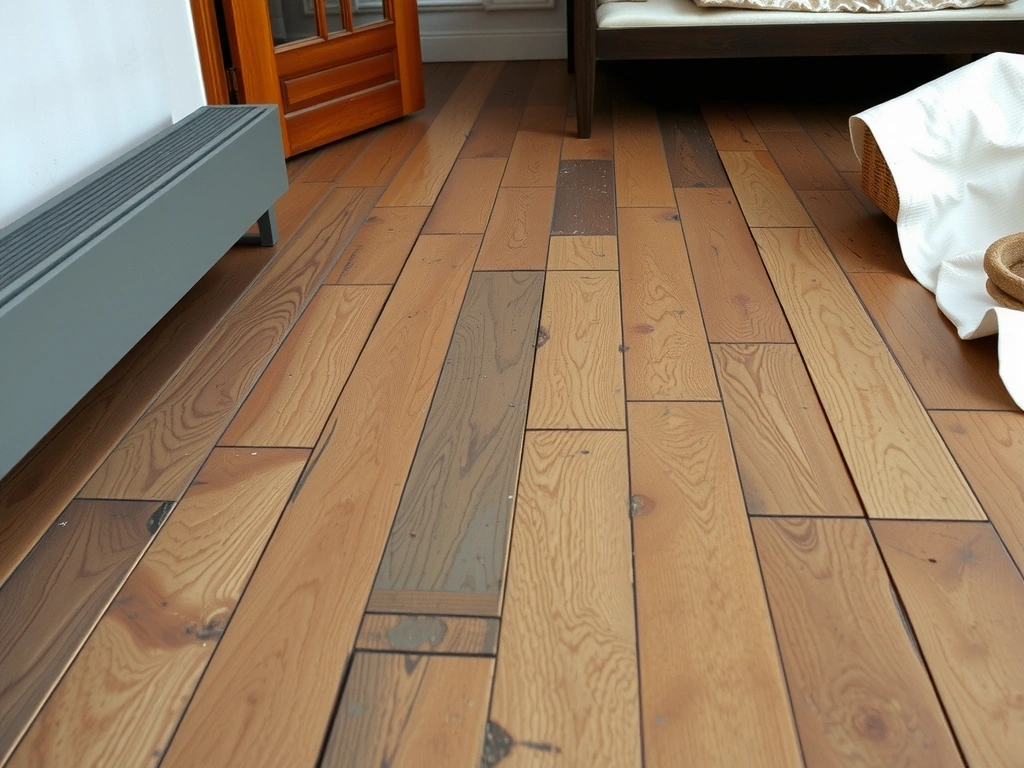 Parquet avant restauration