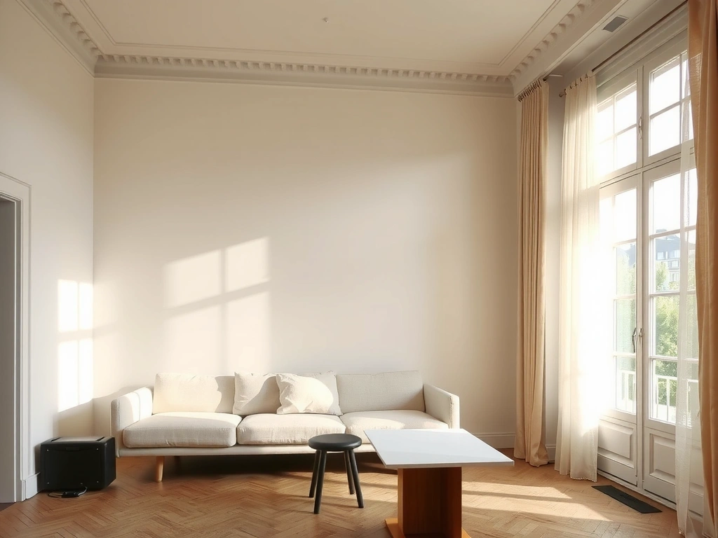 Appartement parisien baigné de lumière